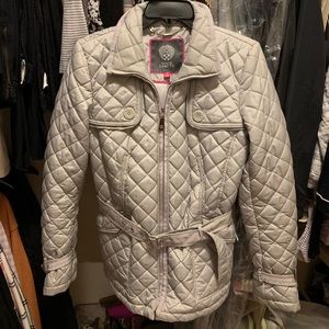 Vince Camuto silver puffer
